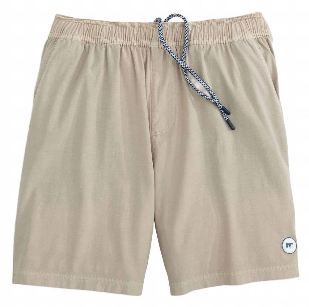 NEW SOUTHERN POINT CO. men's sun washed swim trunk in khaki